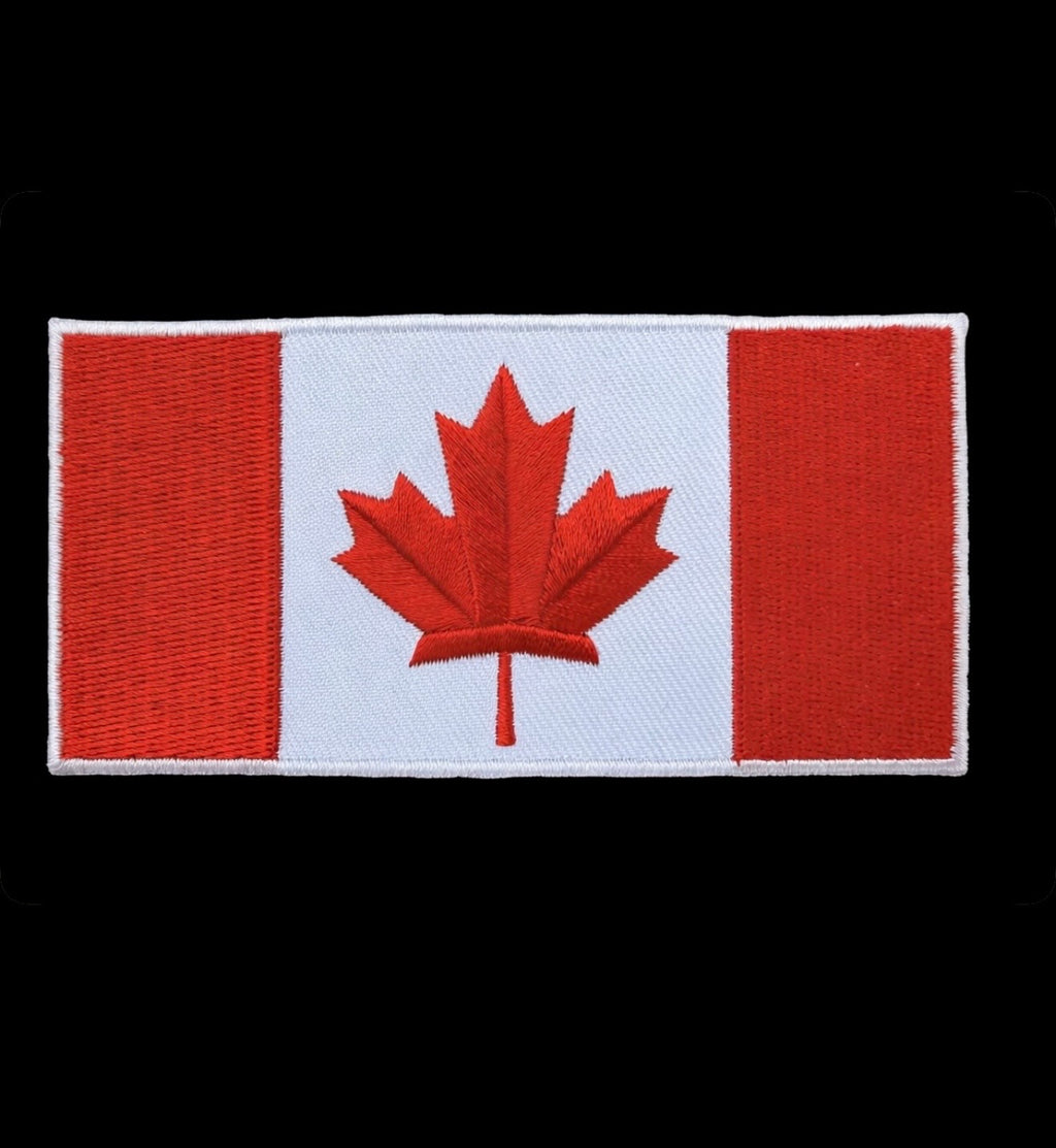 Canada Flag Patches (4x2)