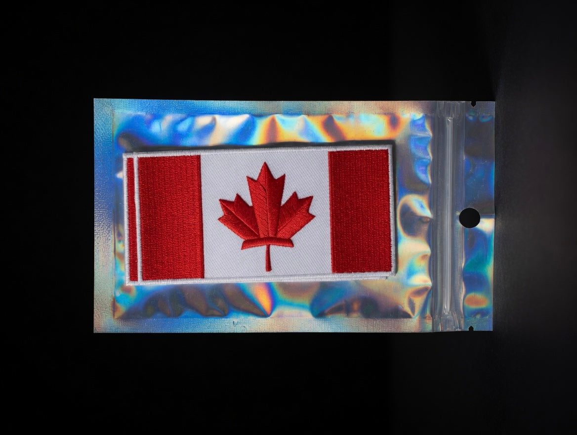 Canada Flag Patches (4x2)