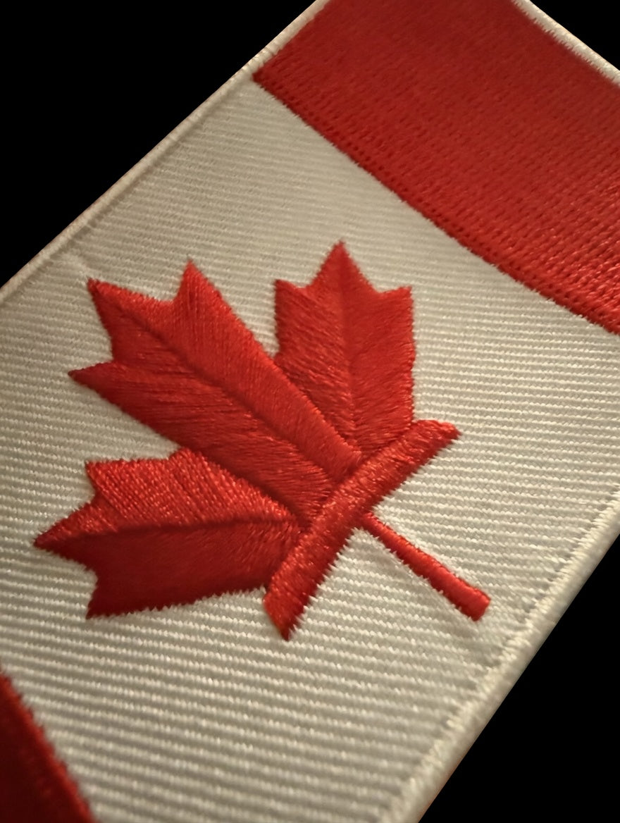 Canada Flag Patches (4x2)