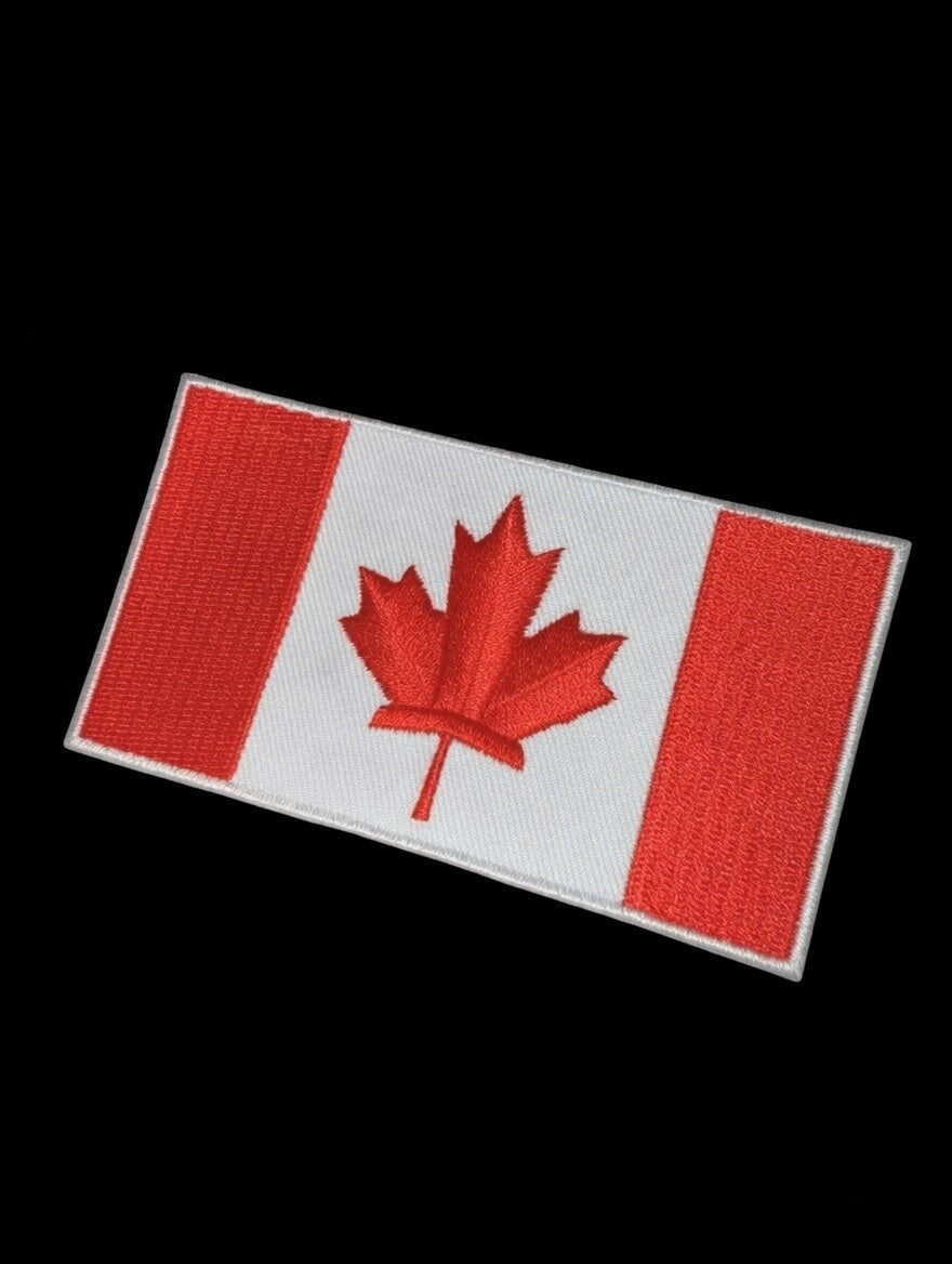 Canada Flag Patches (4x2)