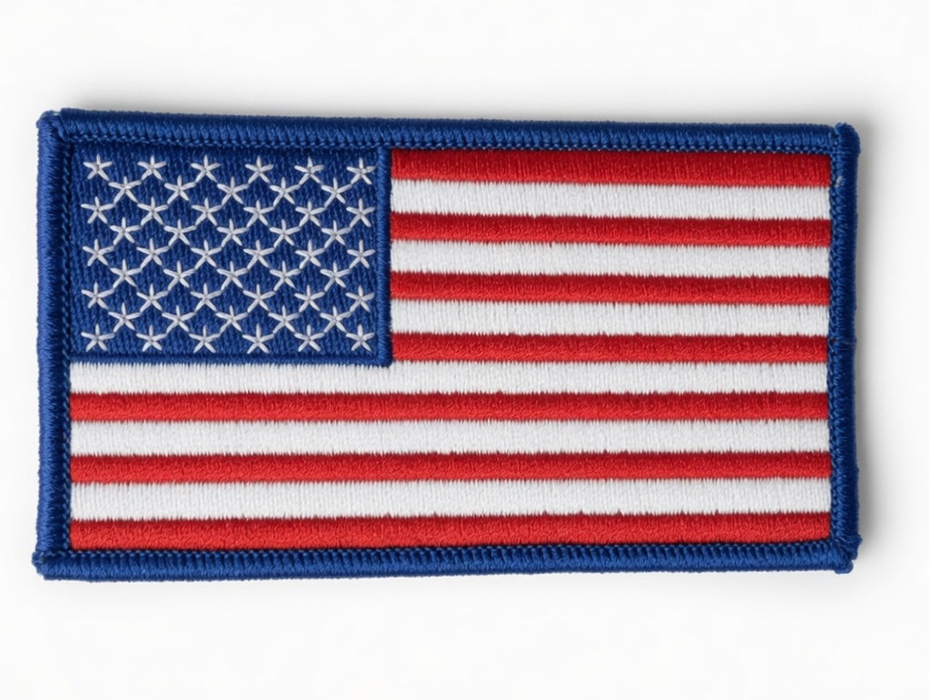 American flag patch (4x2)
