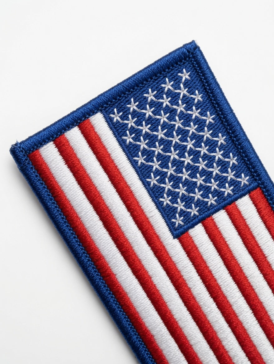 American flag patch (4x2)