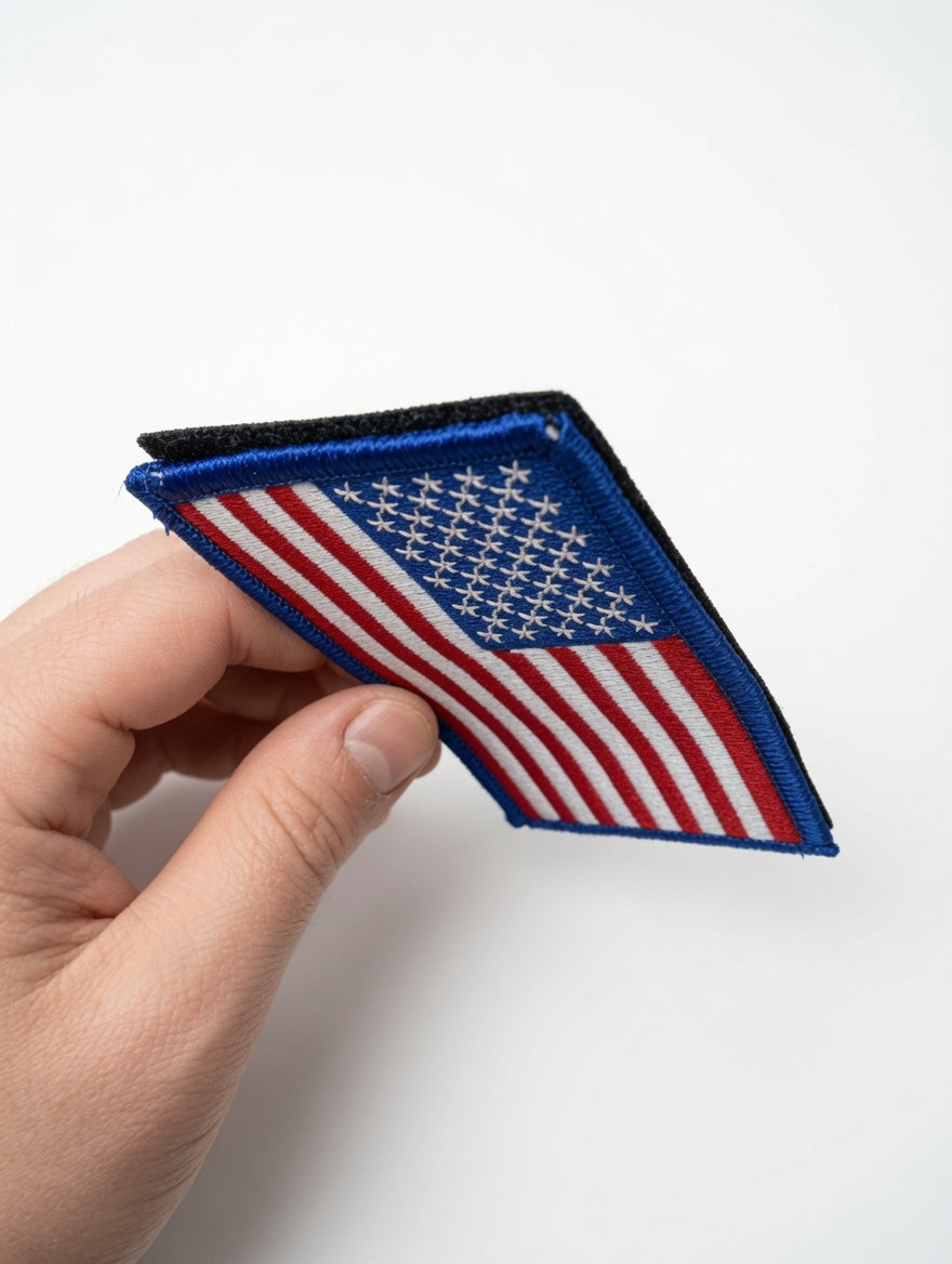 American flag patch (4x2)