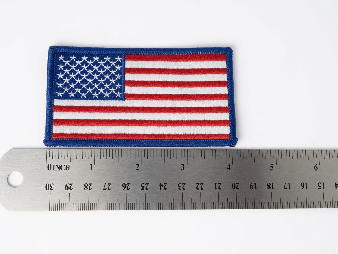 American flag patch (4x2)