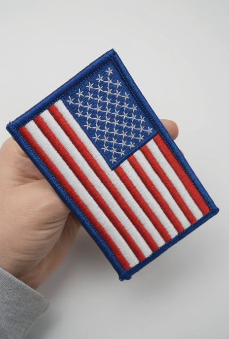 American flag patch (4x2)